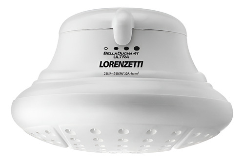 Chuveiro Elétrico Lorenzetti Bella Ducha 4tbranco 127v 5500w Branco 5.5 Kw