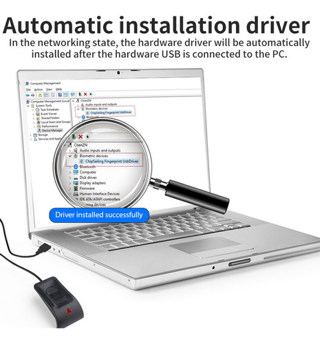 S Leitor De Impressão Digital Usb E Scanner Biométrico Para