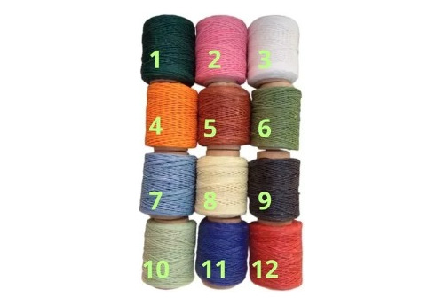 Pack 5 Hilos Encerado Alta Resistencia No. 3 - 50 Gr