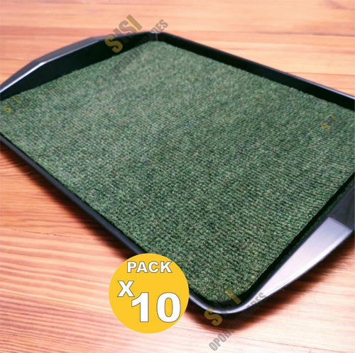10 Bandeja Sanitizante Desinfectante Alfombra Oferta X Mayor