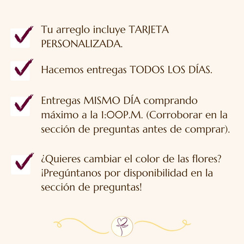 Imagen 2 de 6 de Arreglos Florales Flores Cajita Te Amo + Ferrero24pz + Globo