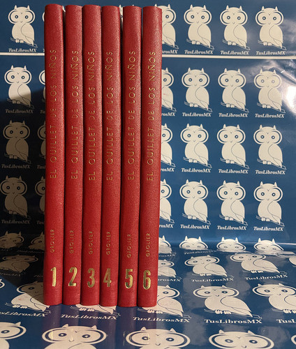 Enciclopedia Infantil Quillet Para Niños 6 Vols Grolier Glr1