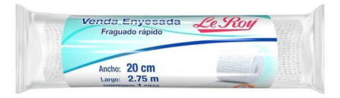 Venda Enyesada Grado Medico Inmovilizacion Leroy 20cm