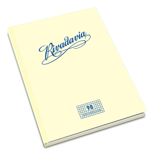 Cuaderno Rivadavia Cuadriculado De 98 Hojas Color Amarillo