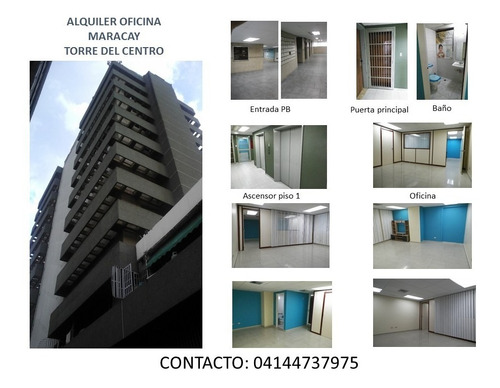 Imagen 1 de 11 de Alquiler Oficina Torre Del Centro En Maracay