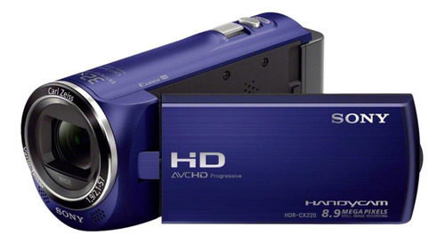 Câmera de vídeo Sony HDR-CX220 HD NTSC azul
