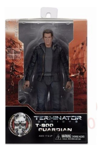 Boneco de ação T-800 Terminator Guardian - 18 cm