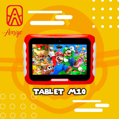 Tableta Infantil M10 De Mario