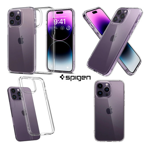 Imagen 1 de 6 de Forro Spigen Ultra Hybrid iPhone 14 Pro Max Original