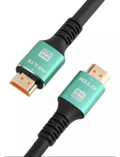 Cable Hdmi 8k 2.1v Ultra Hd 10 Metros 4320p 48gb Pvc Hdr