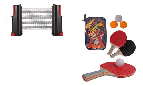 Malla Raquetas Y Pelotas De Tenis De Mesa Ping Pong