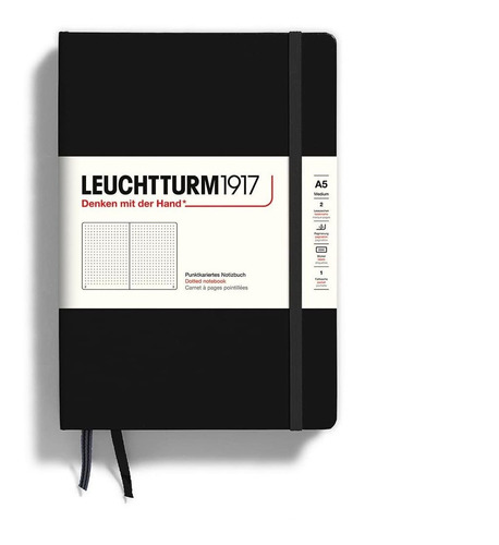 Leuchtturm1917 - Cuaderno Mediano De Tapa Dura Con Puntos A5