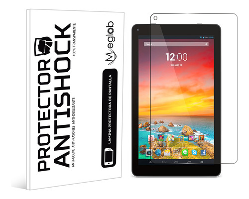 Protector De Pantalla Antishock Para Tablet Spc Glee 9