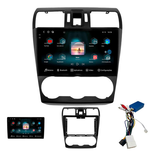 Multimidia Aikon Fóton G3 Impreza Wrx 2014/2015 12+256gb 9p