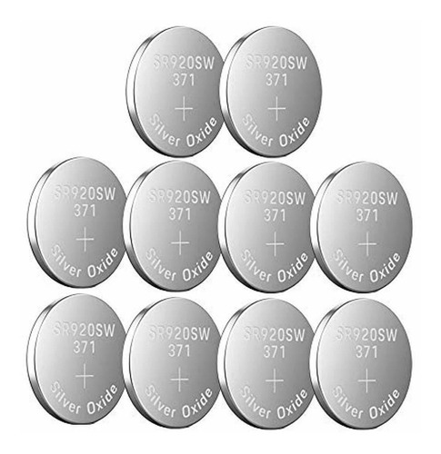 10x tipo ag6 pilas/pilas de botón-ag6/lr921/gp71a/371/sr920w/d371 