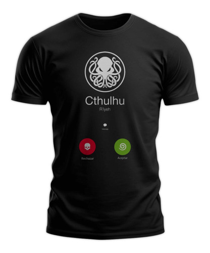 Polera Gustore De La Llamada De Cthulhu