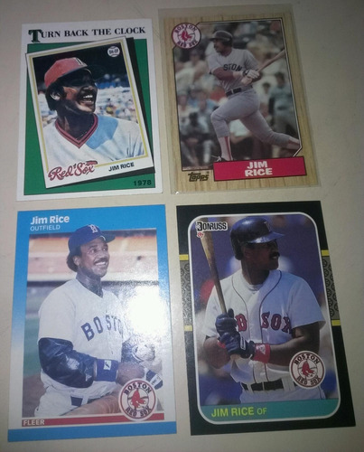 Jim Rice Hof 4 Cartas 87 88 87 87 Revice Precios Usa