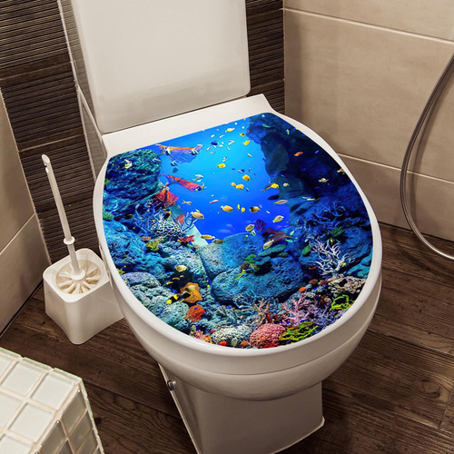 Para Calcomanías De Baño Calcomanías Para Inodoro Murales Y