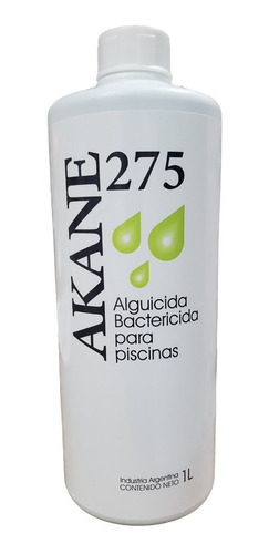 Alguicida Bactericida P/ Piscinas Akane X 1 Lt