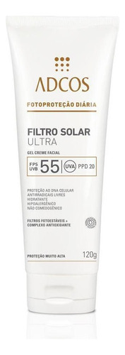 Adcos Filtro Solar Ultra Fps 55 - 120g