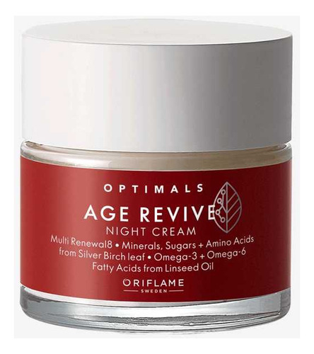 Crema Facial Nocturna Oriflame Optimals Age Revive 50ml