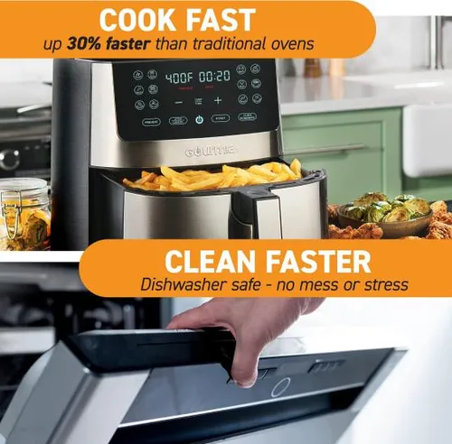 Gourmia electric air fryer & multicooker online