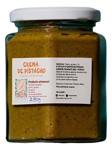 Crema De Pistacho Tostado Con Sal Del Mar Rakeamí 280g