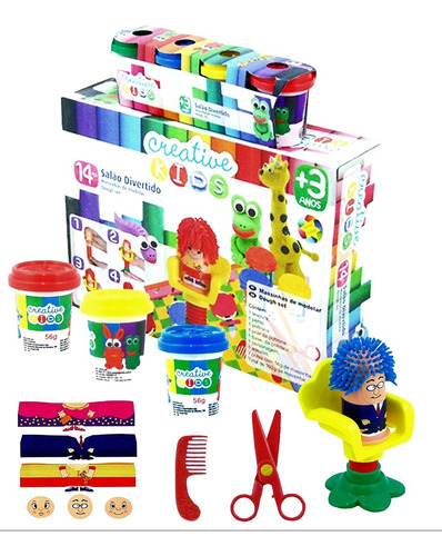 Imagem 1 de 6 de Massinha De Modelar/ Massinha/salão Divertido