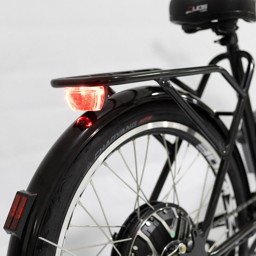 Bicicleta Elétrica 48v 13ah Confort Preta Com Cestinha