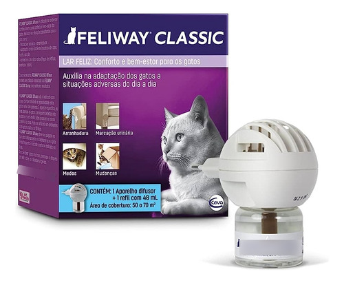 Feliway Classic Difusor + Refil Para Gatos 