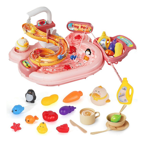 Juego De Juguetes De Cocina Para Niños, 2 En 1