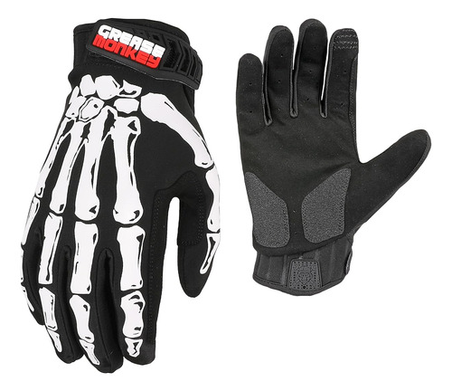 Grease Monkey Bones Xtreme - Guantes De Trabajo Para Mecánic