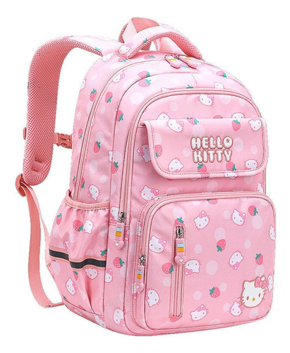 Hellokitty Exquisita Niña Estudiante Mochila Escolar, Los Niños De Protección De La Columna Vertebral Mochila, Bolso De La Computadora De Las Niñas