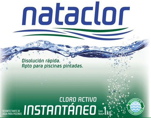 Imagen 2 de 5 de Cloro Granulado Instantáneo 1kg Nataclor