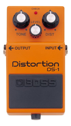 Pedal De Efecto Boss Distortion Ds-1  Naranja