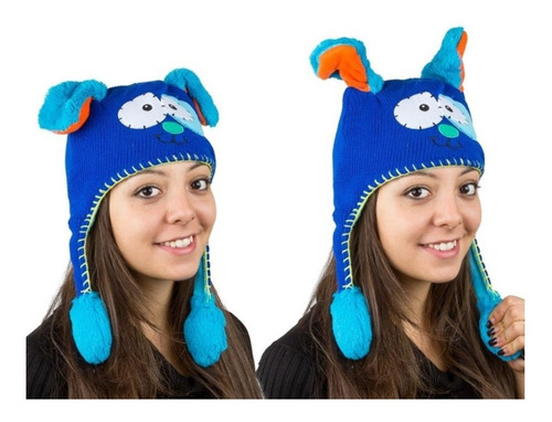 ¡ Sombrero Divertido Gorro Hat Flipper Puppy Mascota Azul !!