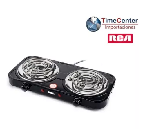 Cocina electrica 2 quemadores 1500 w