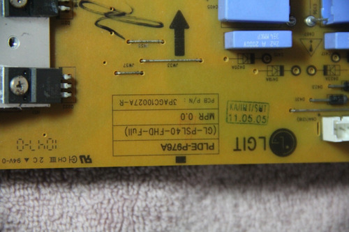 Placa Fonte Philips 40pfl9605d/78 Plde-p976a - 3pagc10027a-r (Usado)