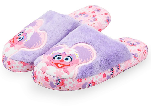 Pantufla Niña Plaza Sesamo Ligeras Suaves Color Rosa 17-26