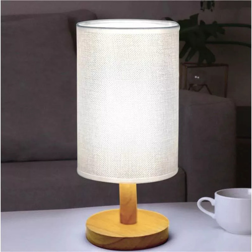 Lámpara De Mesa Con Flores Secas Y Luz Nocturna Led Xx