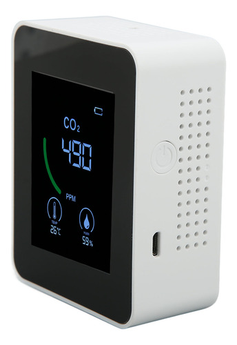 Detector De Dióxido De Carbono, Carga Usb, Sensor Tvoc