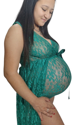 Body Y Falda Encaje Para Sesiónes Fotográficas Embarazadas 