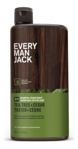 Every Man Jack Tea Tree + Cedar Mens Thickening 2-in-1 Shamp