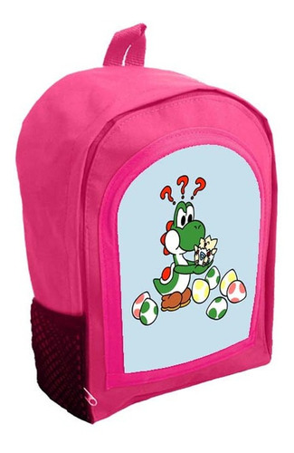 Mochila Infantil Rosa Nena Nene Mario Bros Tt200