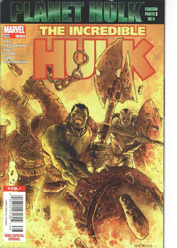 Comic Marvel Planet Hulk The Incredible Hulk 10 #10 Español 