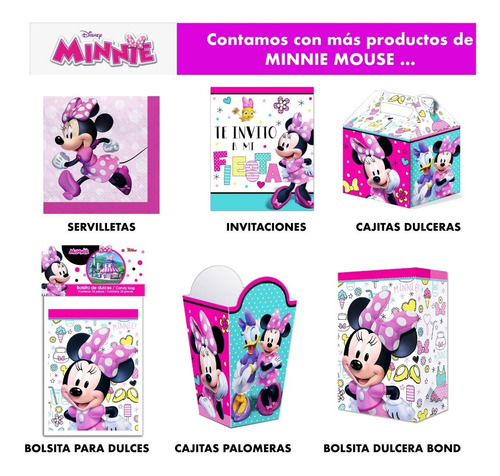 Vela Pastel Minnie Mouse Artículo Fiesta Decoración - Min0m1