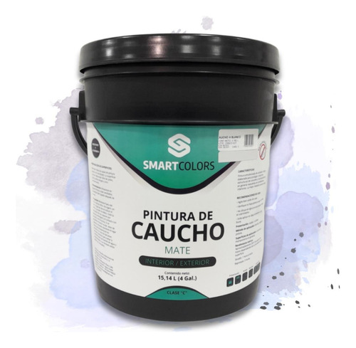 Pintura Caucho Mate Cunete Blanco Tipo C 