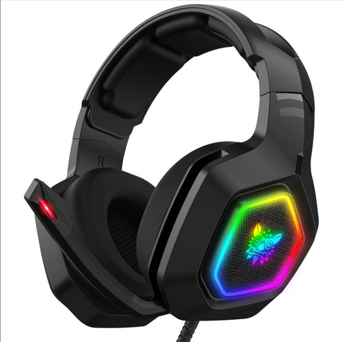Auriculares Gamers Onikuma K10 Pro Color Negro Led Rgb 7.1