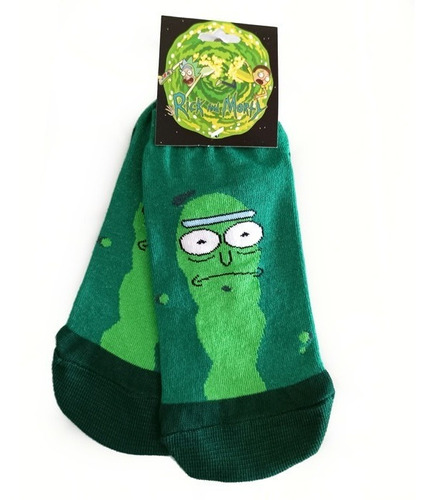 Soquetes Medias Rick And Morty Oficiales Pickle Rick