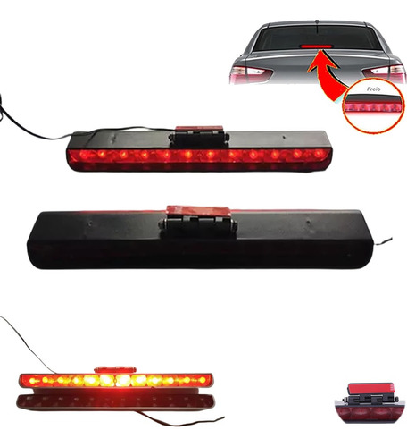 Lanterna Freio Brake Light Celta Piquet Leds Vermelho